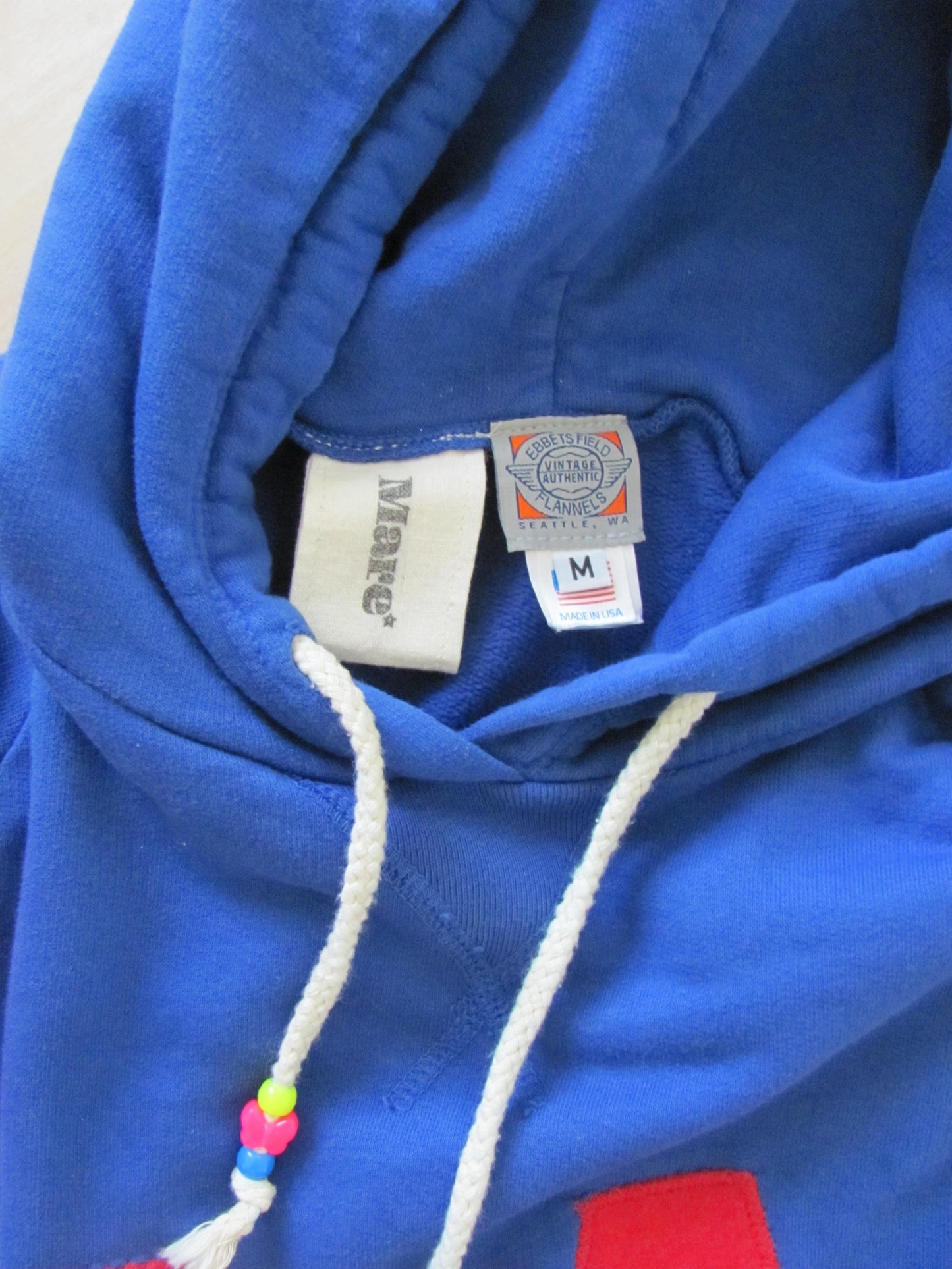 Cobalt Blue LA Flower Hoodie