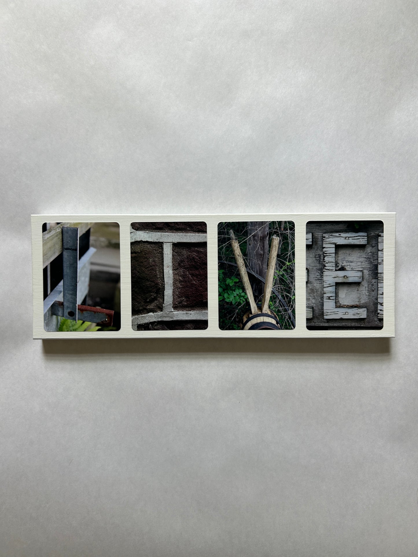 4 letter wooden plaques
