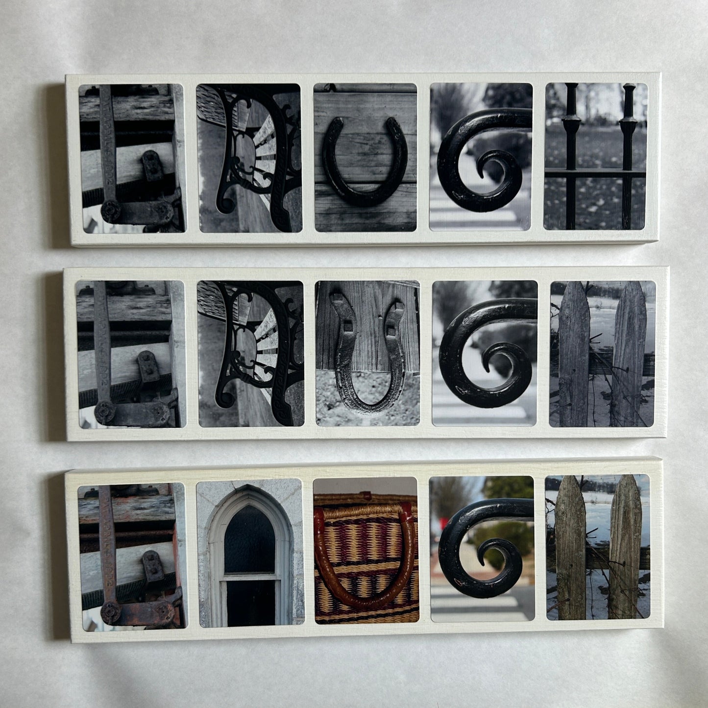 5 letter wooden plaques