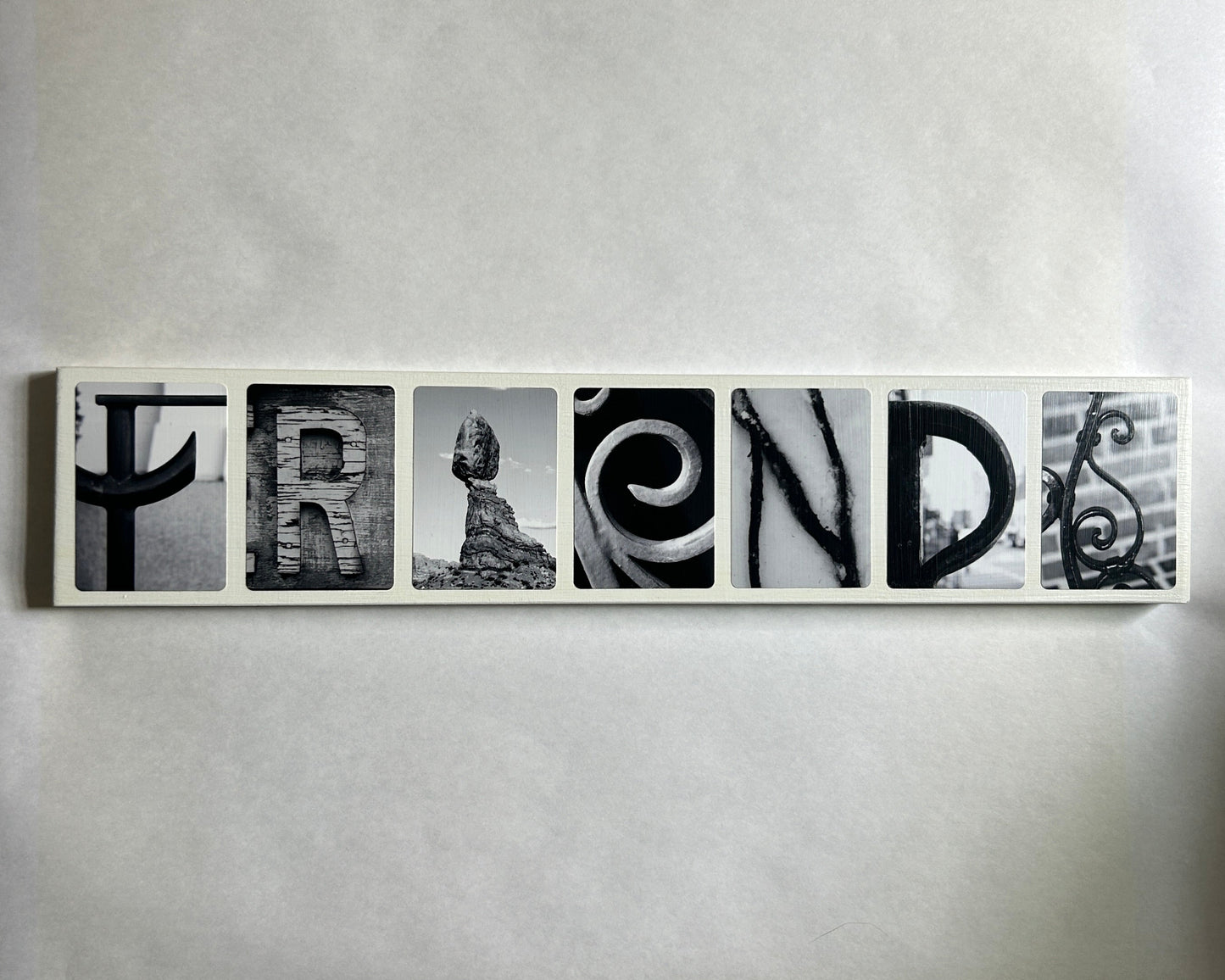 7 letter wooden plaques