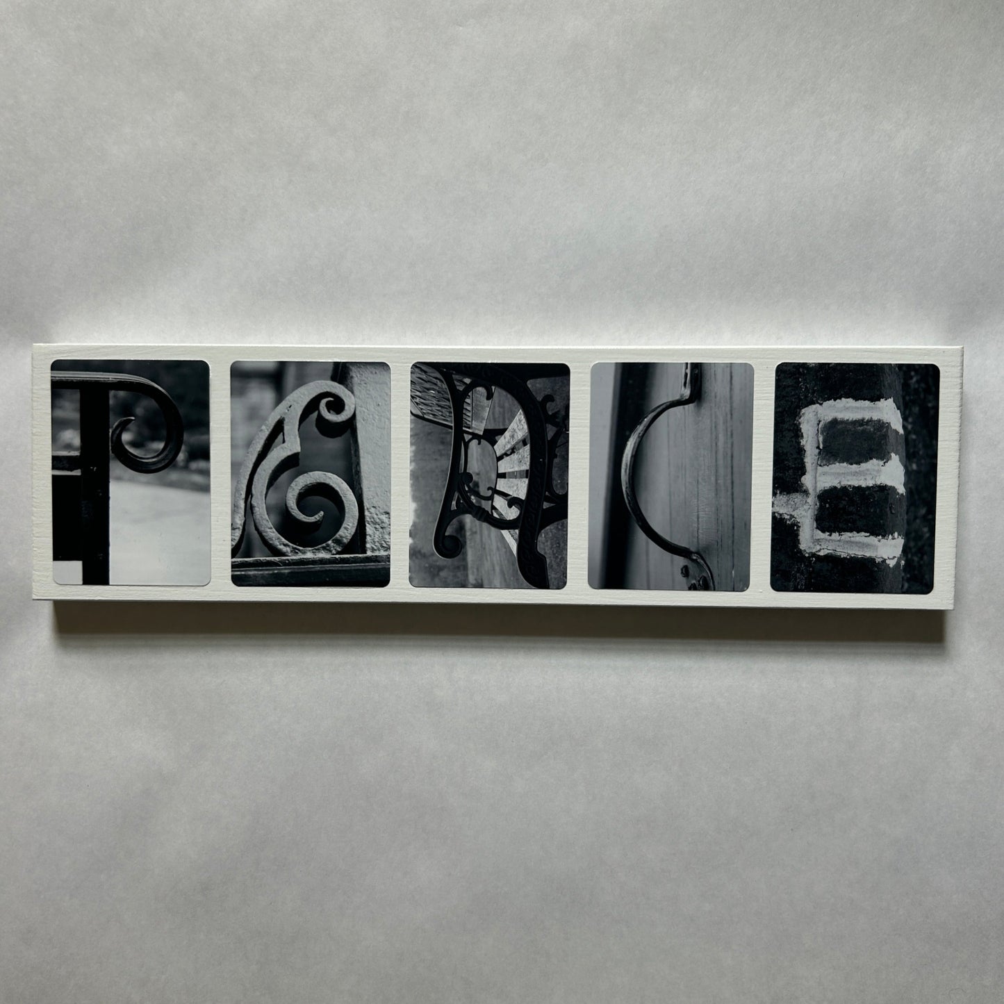 5 letter wooden plaques