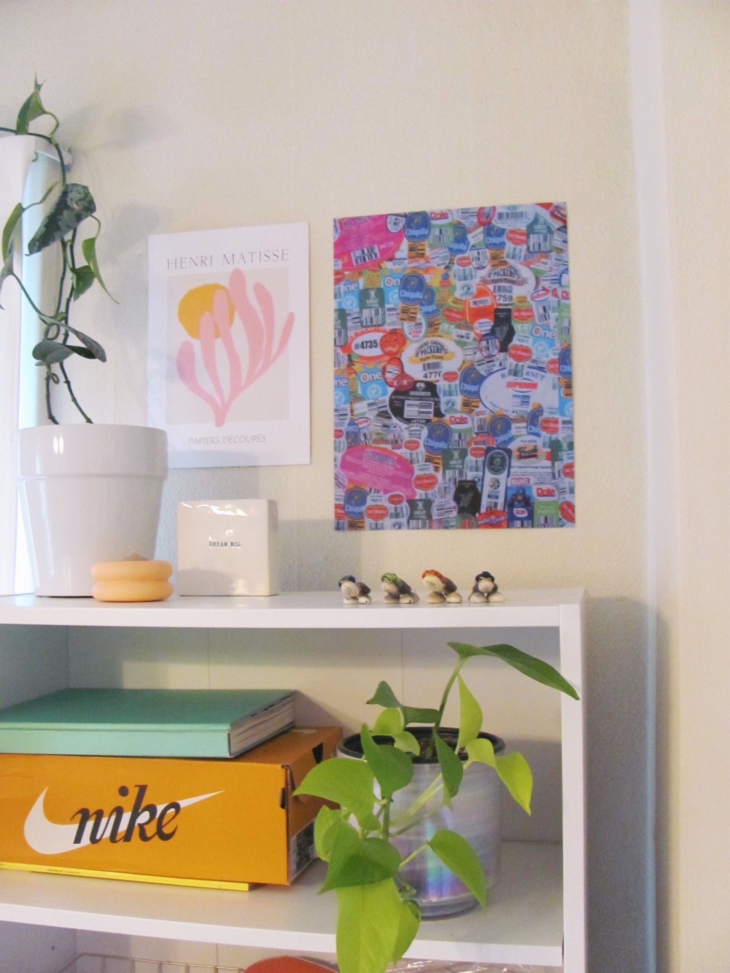 Fruit Sticker Collage - Poster