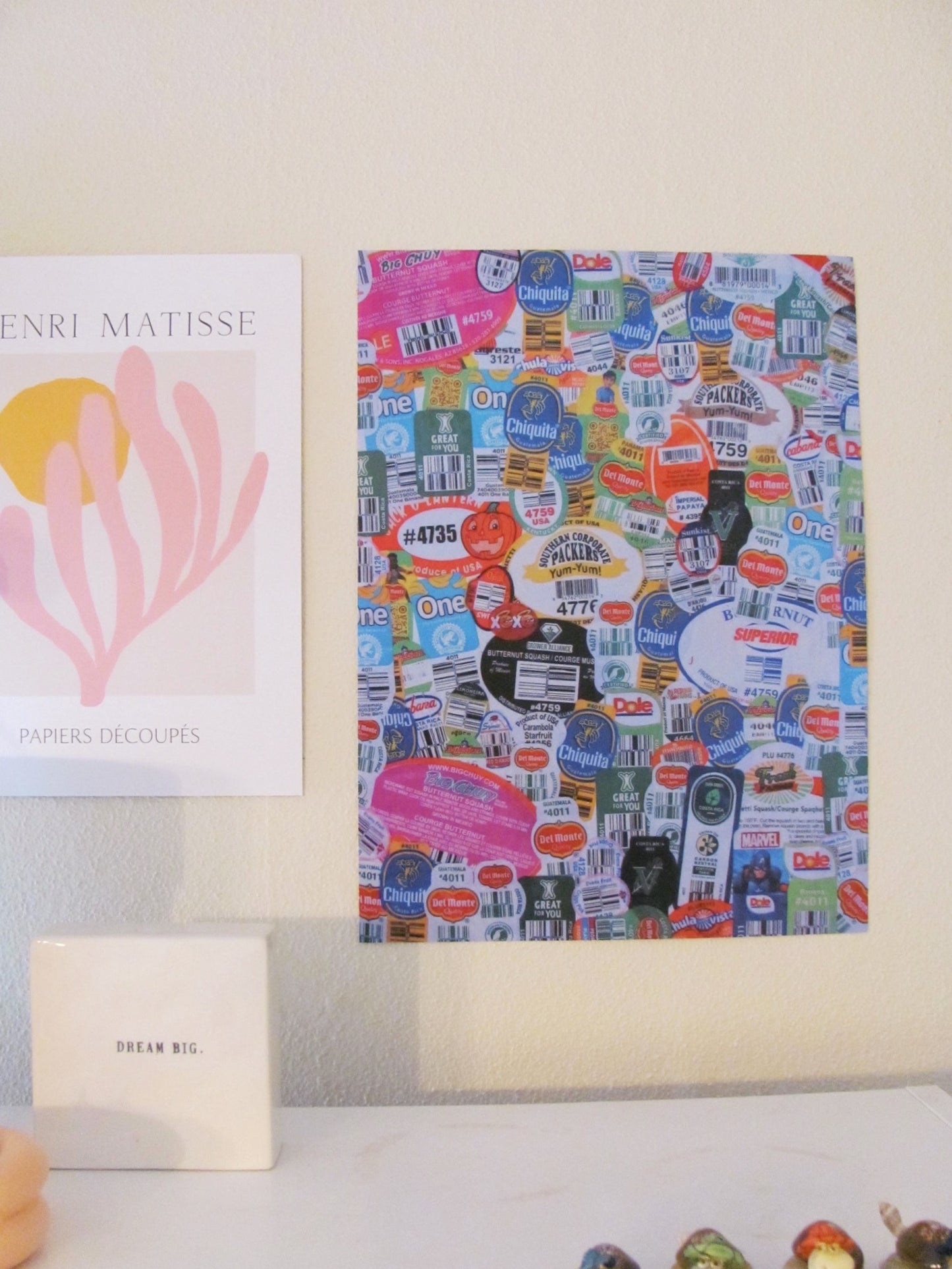 Fruit Sticker Collage - Poster