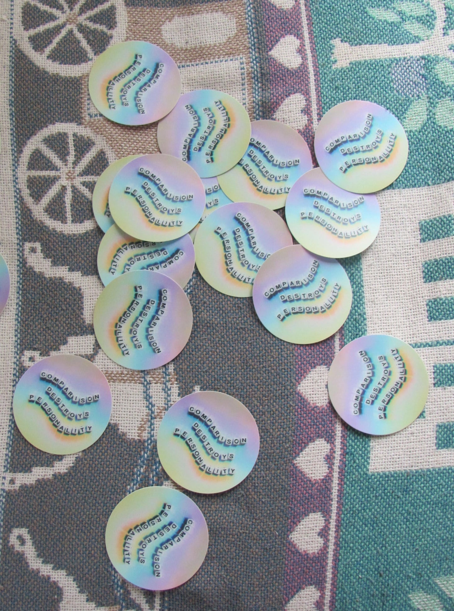 Comparison Destroys Personality - Sticker