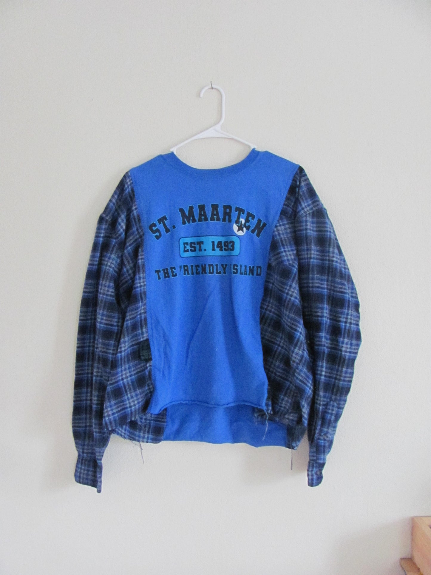 Cobalt Blue St. Maarten Flannel Tee