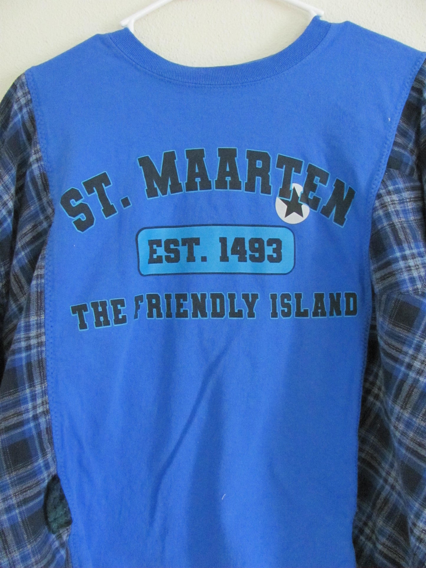 Cobalt Blue St. Maarten Flannel Tee