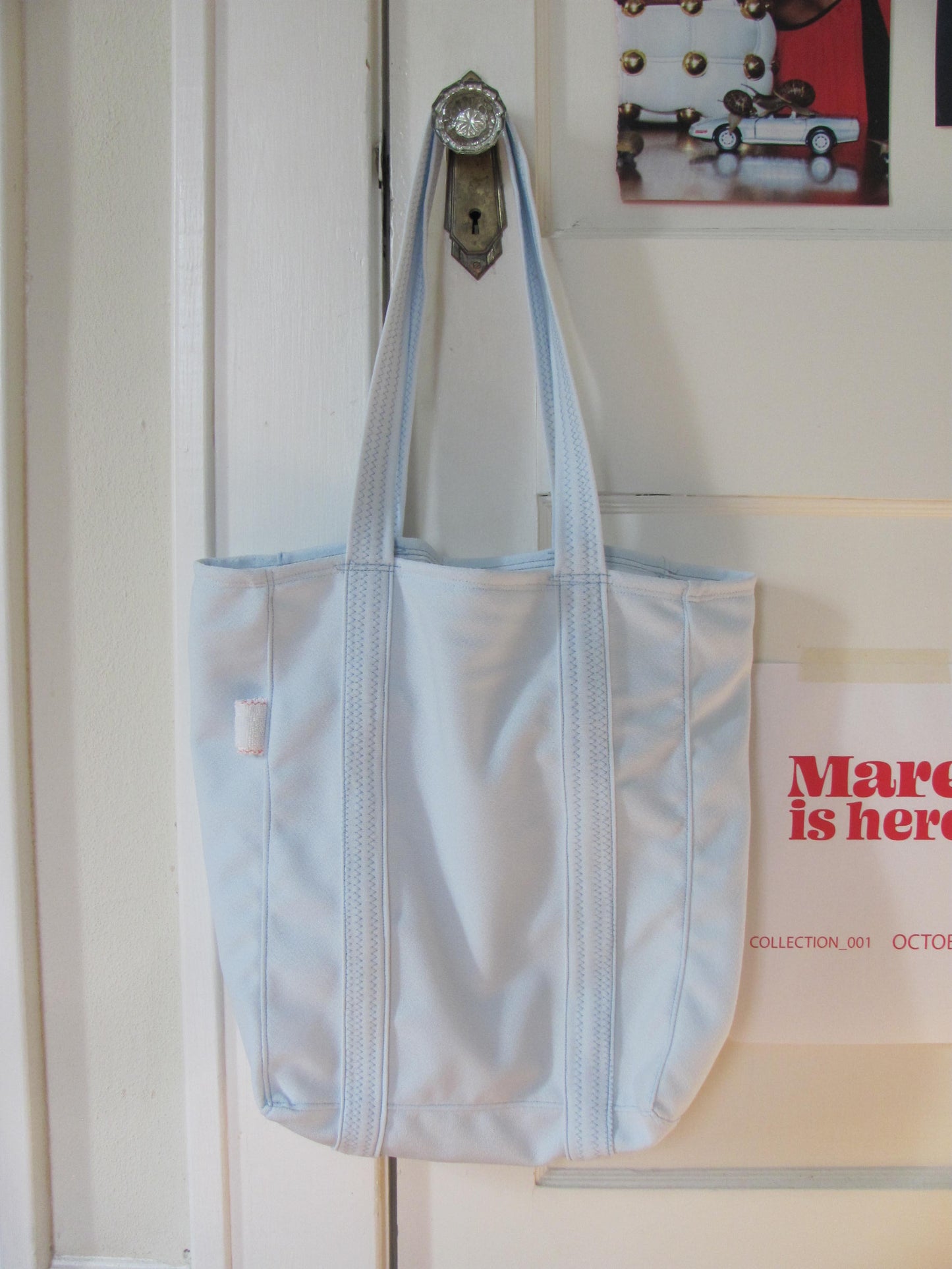 Pale Blue Tote