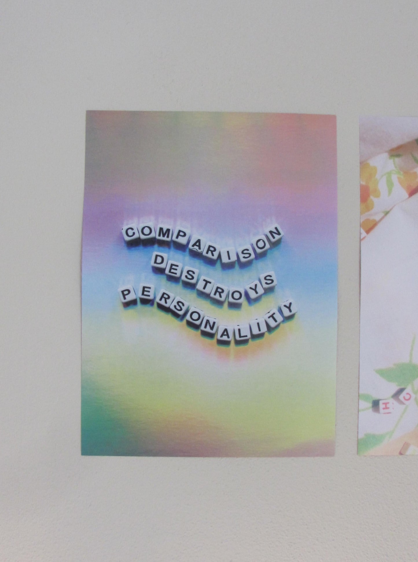 Comparison Destroys Personality - Poster