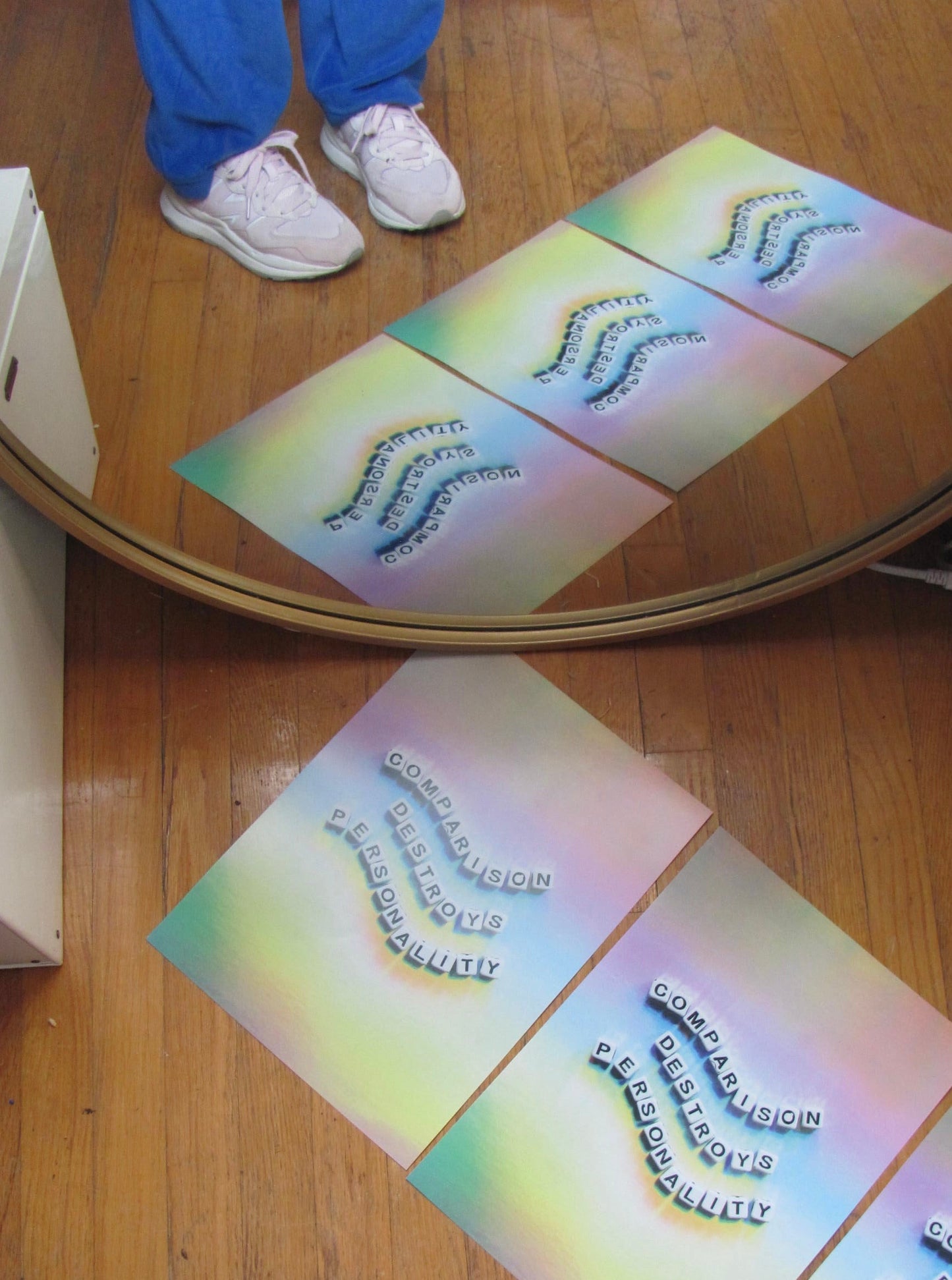 Comparison Destroys Personality - Poster