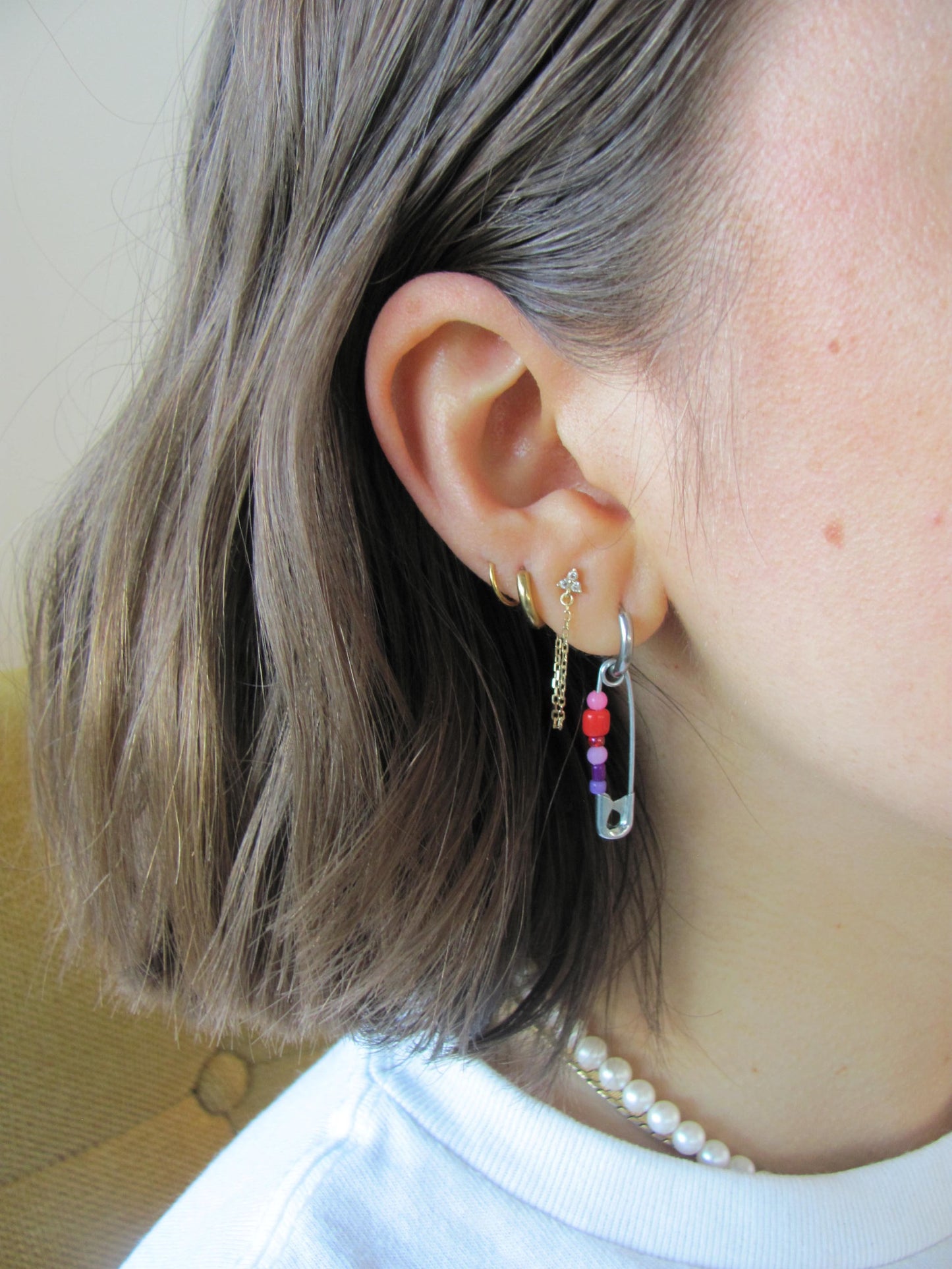 Safety Pin Earrings