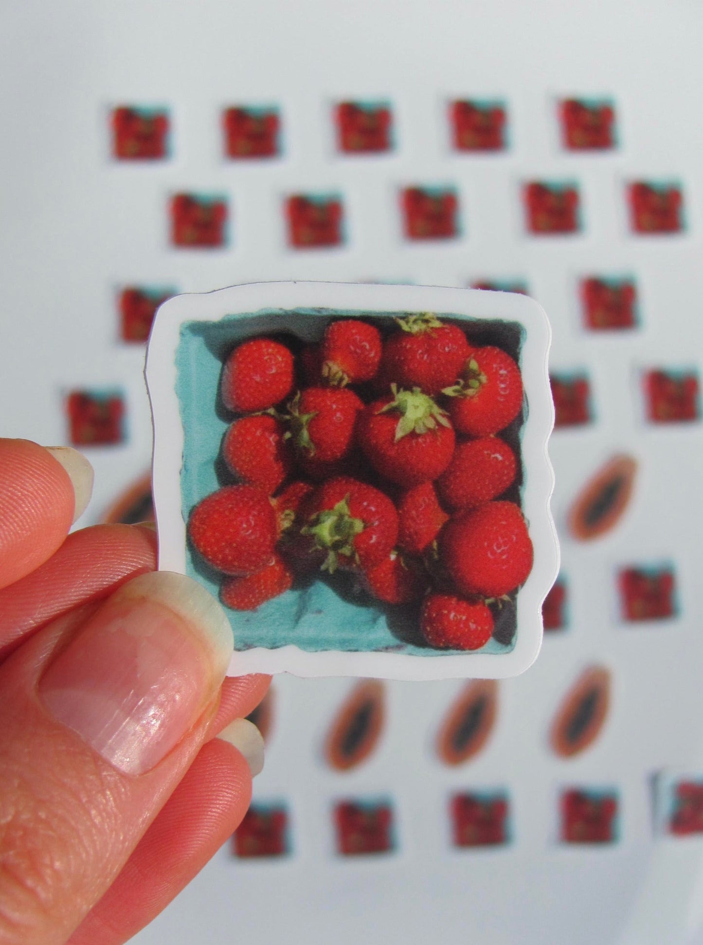 Strawberry Mini Sticker