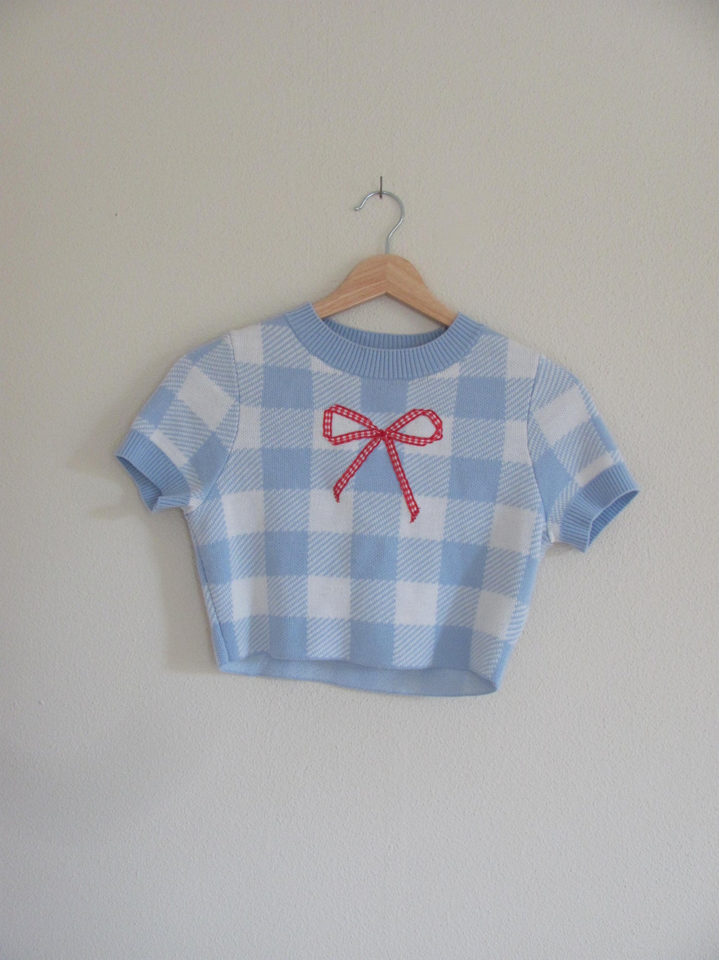 Baby Blue Bow Tee
