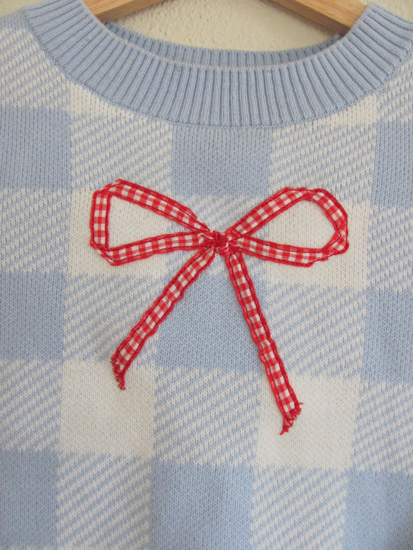 Baby Blue Bow Tee