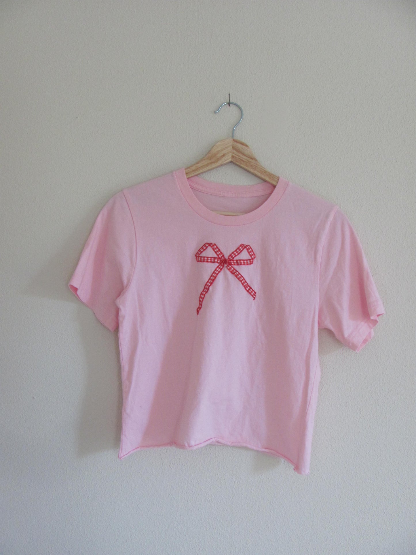 Light Pink Bow Tee