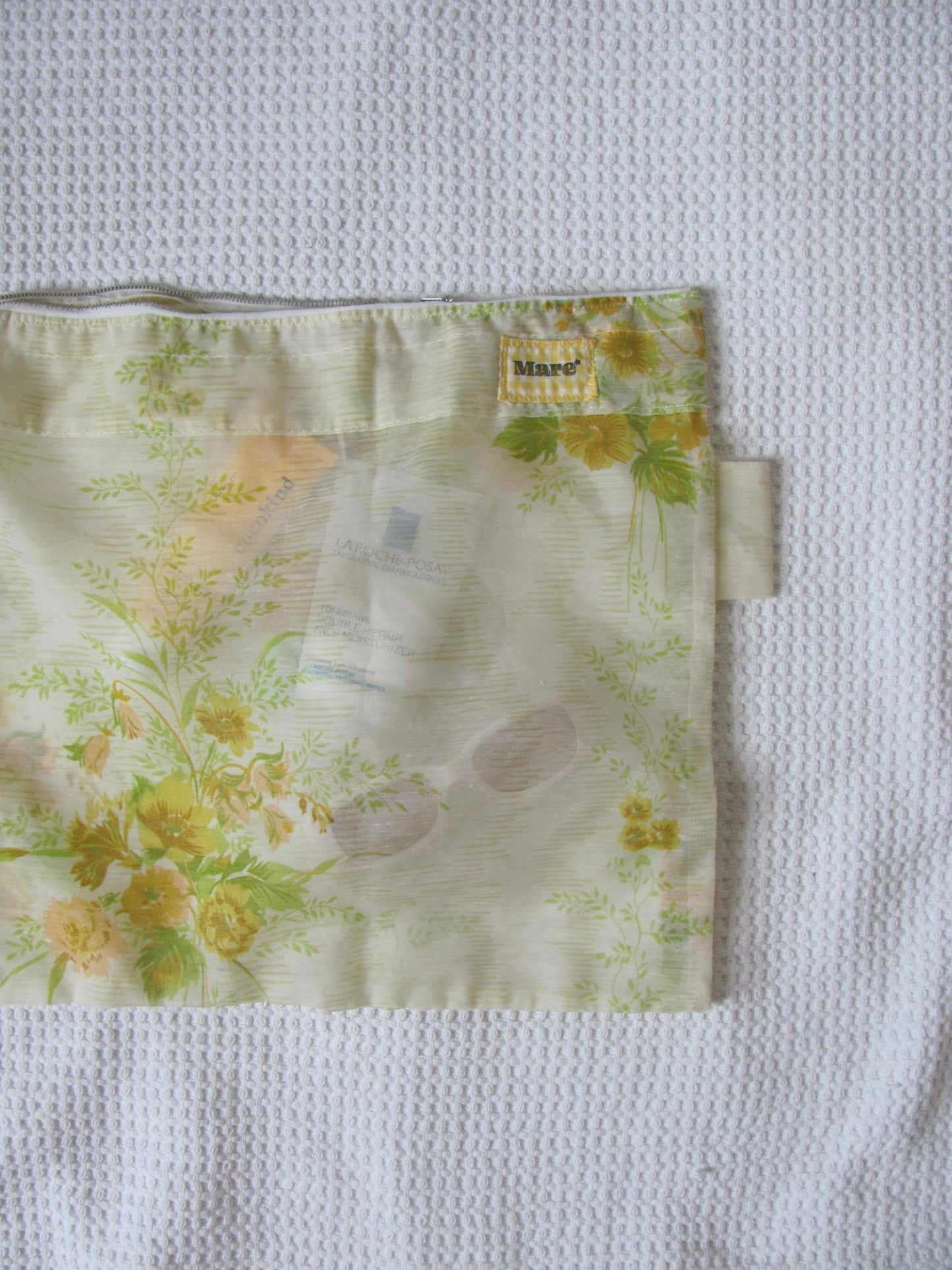 Floral Sheer Zipper Pouch